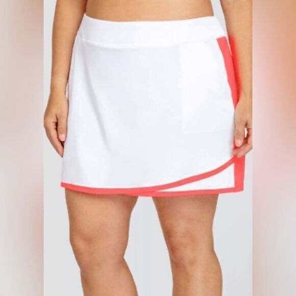 NWT TAIL Athletic White Label Women’s White Pink Athletic Tennis Golf Skort XXL - Picture 1 of 10
